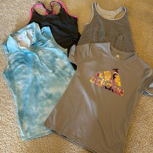 Girls athletic tops